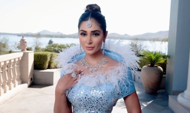 अलंकृता सहाय इस आकर्षक ब्लू आउटफिट में लालित्‍य की प्रतीक हैं - देखें तस्वीरें