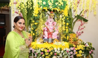 अभिनेत्री और गायिका लिजा मलिक ने 11वां गणपति उत्सव मनाया