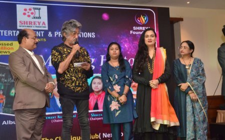 पद्मिनी कोल्हापुरी और शक्ति कपूर की उपस्थिति में श्रेया एंटरटेनमेंट एंड प्रोडक्शन के दो म्यूजिकल एल्बम हुए लॉन्च