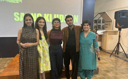 लापता लेडीज: प्रतिभा रांटा, स्पर्श श्रीवास्तव, और नितांशी गोयल ने किरण राव के साथ काला घोड़ा आर्ट फेस्टिवल में भरा रंग