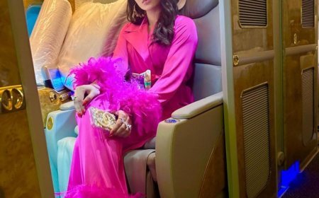 एक लाख का आउटफिट पहनकर एयरपोर्ट पर कहर बरपाती उर्वशी रौतेला