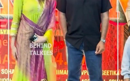 फिल्म दुकान के ट्रेलर लॉन्च में साथ नज़र आए उर्वशी रौतेला और डॉ. संदीप रेड्डी