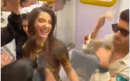 फिल्म 'मडगांव एक्सप्रेस' की कास्ट, दिव्येंदु, अविनाश तिवारी, और नोरा फतेही ने मुंबई मेट्रो में फैंस के साथ 'बेबी ब्रिंग इट ऑन' गाने पर मचाया धमाल