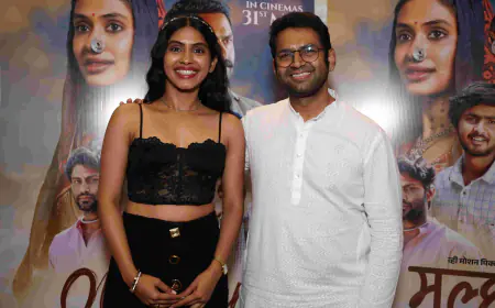 अंजली पाटिल, शारिब हाशमी स्टारर फ़िल्म  'मल्हार' का पोस्टर लॉन्च, हिंदी व मराठी में 31 मई को होगी रिलीज़