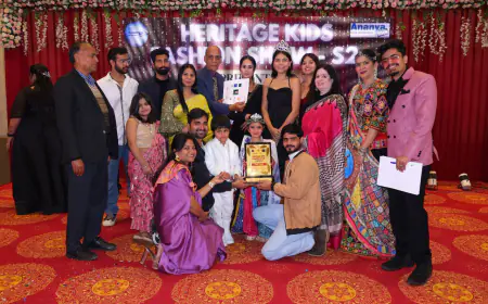 किड्स फैशन इवेंट हेरिटेज किड्स फैशन शो सीजन 2 का हुआ आयोजन, रैंप पर उतरे लिटिल किड्स